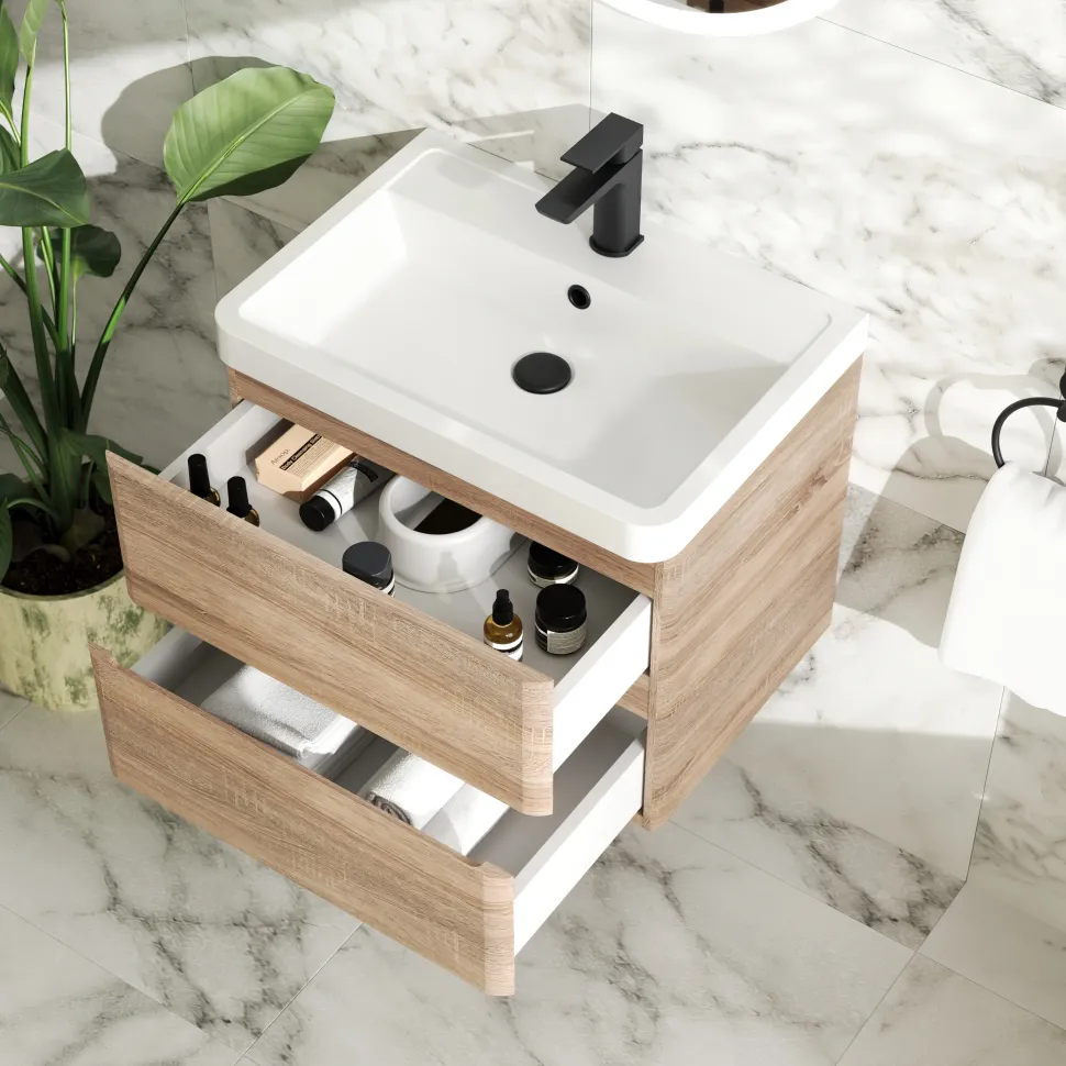 Drench Origin 600mm Wall Mounted Vanity Unit & Basin