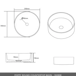 Drench Origin 500mm Wall Mounted Vanity Unit & Countertop