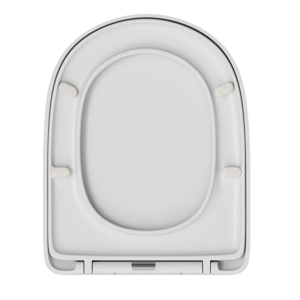 Drench Soft Close Round Wrap Over Toilet Seat With Quick Release Hinges