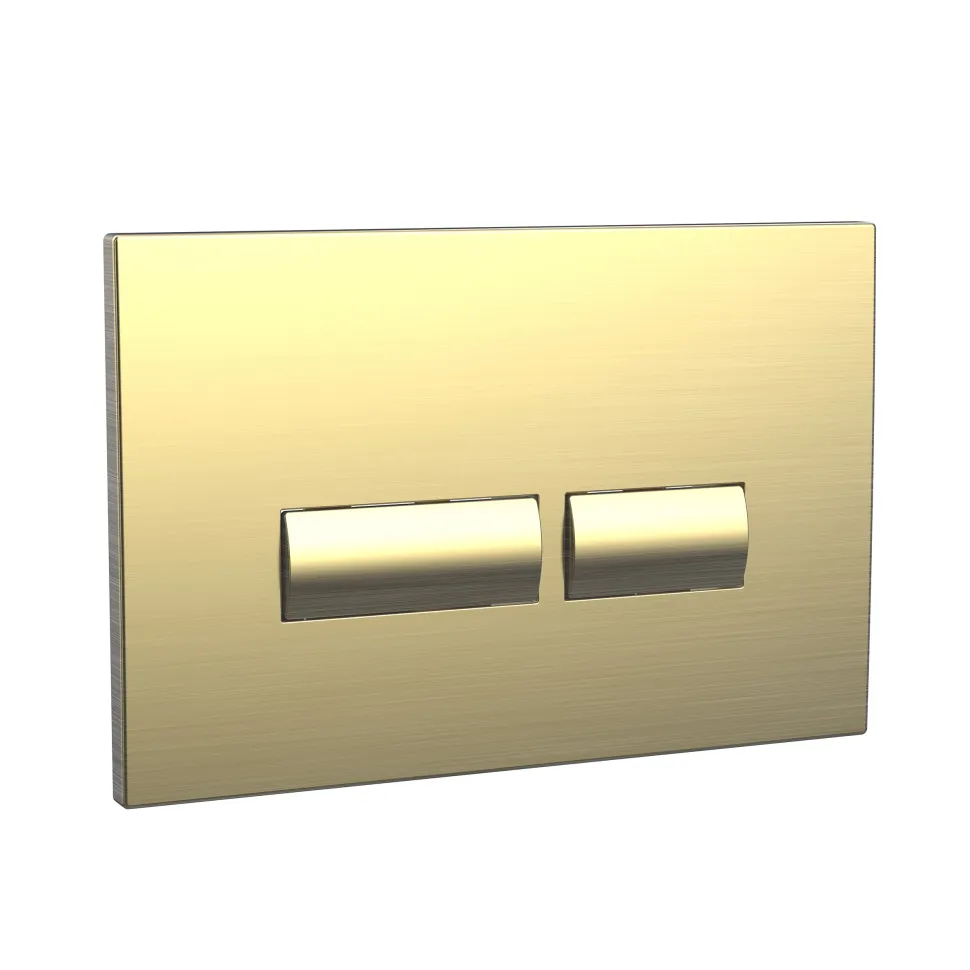 Drench Wall Hung Toilet Frame, Pneumatic Concealed Cistern & Dual Flush Plate with Angular Buttons