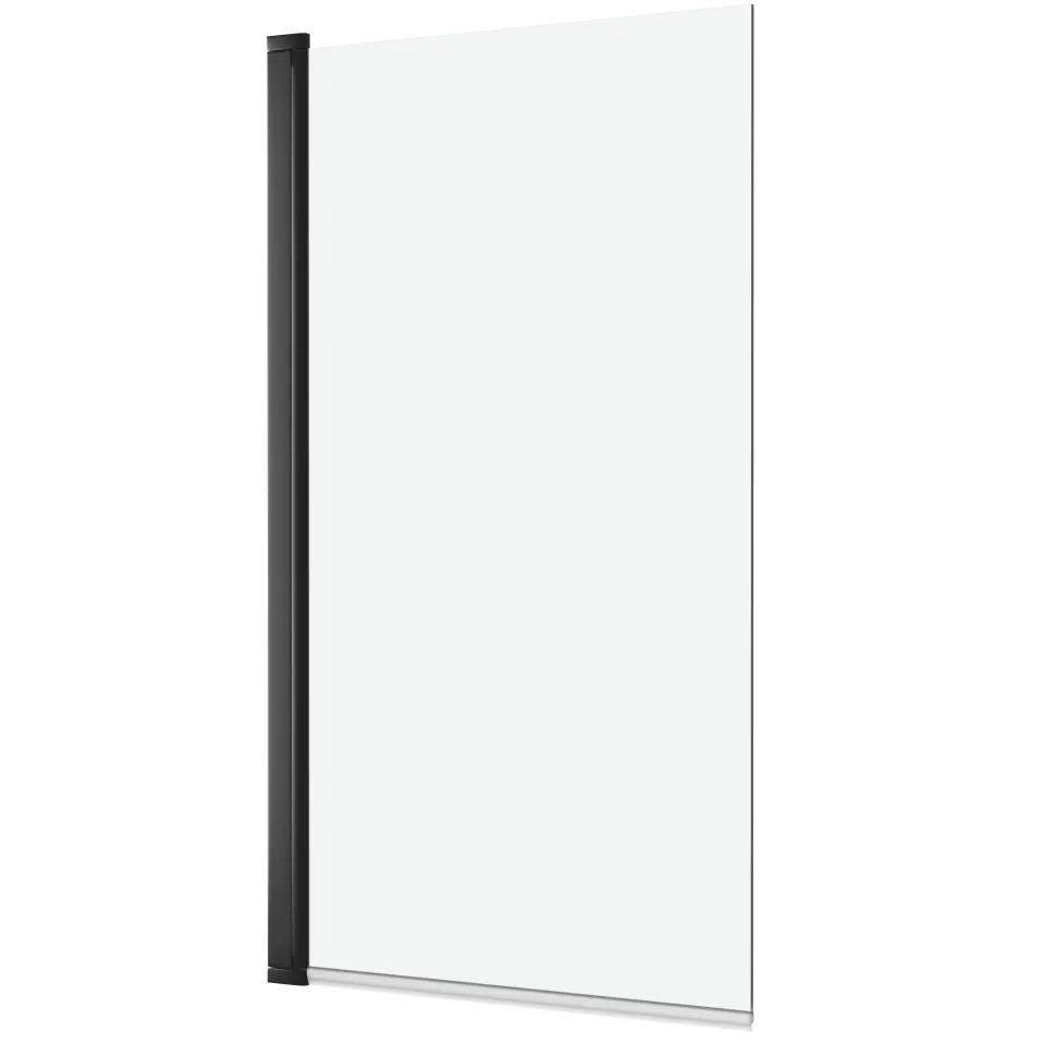 Dylan Complete Matt Black Bathroom Suite with Reinforced Shower Bath & Rimless Toilet