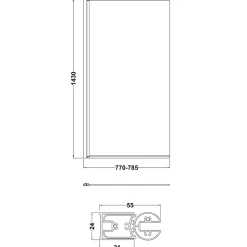 Dylan Complete Matt Black Bathroom Suite with Reinforced Shower Bath & Rimless Toilet