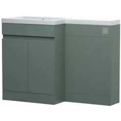 Dylan 1100mm Combination Basin & Toilet Unit - Green