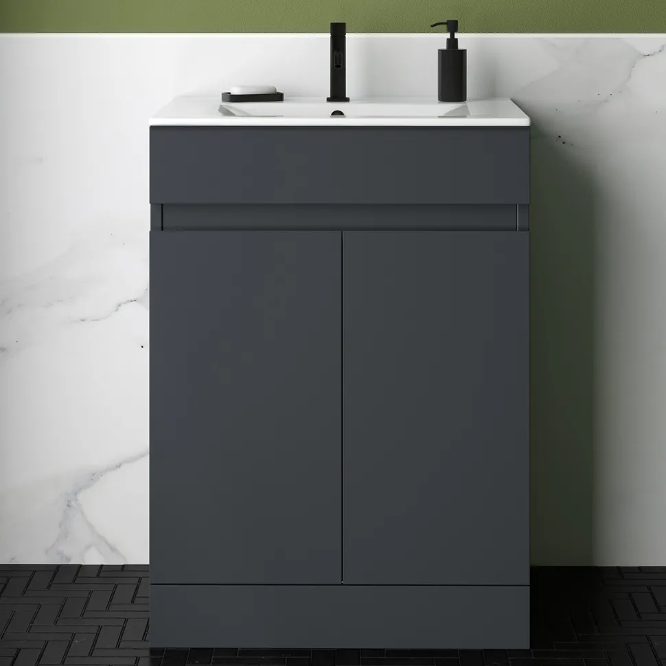 Dylan 600mm Floorstanding Vanity Unit & Basin