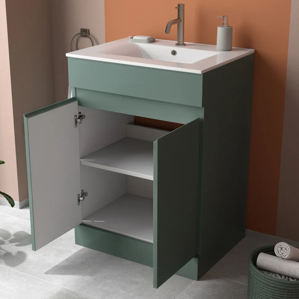 Dylan 600mm Floorstanding Vanity Unit & Basin