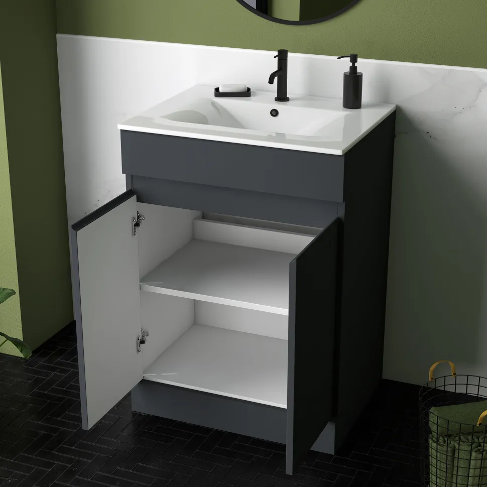 Dylan 600mm Floorstanding Vanity Unit & Basin