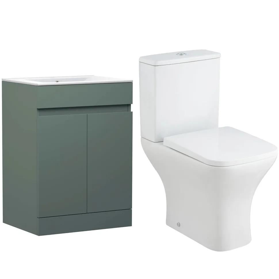 Dylan Rimless Toilet & Vanity Unit Bathroom Suite
