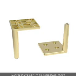 Elara 600mm Floorstanding Vanity Unit & Basin with Leg Set