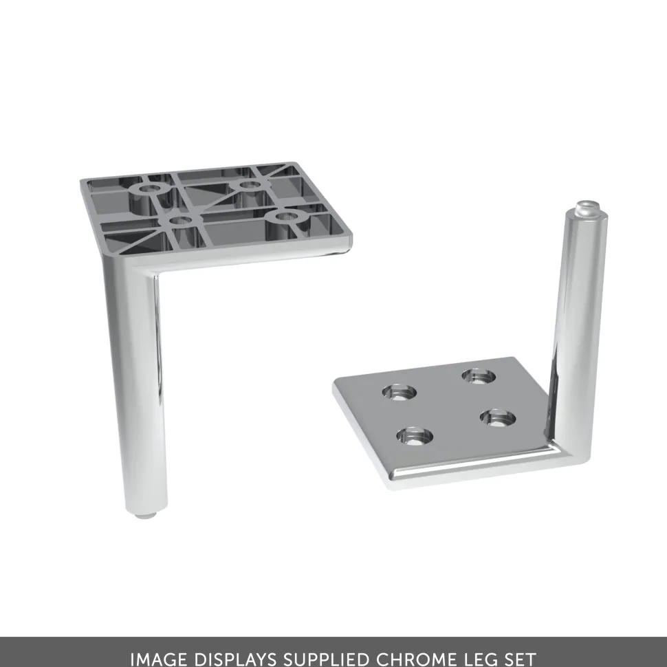 Elara 600mm Floorstanding Vanity Unit & Basin with Leg Set