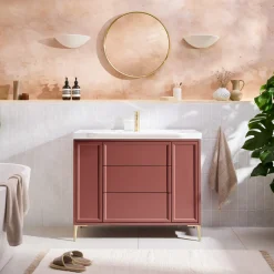 Elara 1000mm Floorstanding Vanity Unit & Basin with Leg Set
