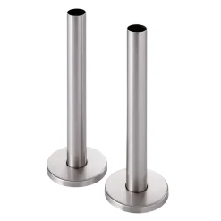 EliteHeat Radiator Pipe Covers & Shrouds - Nickel