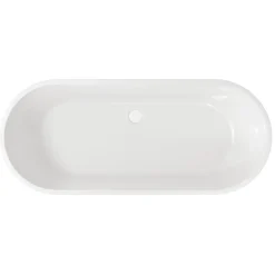 Ellie Acrylic White Freestanding Bath - 1650 x 700mm