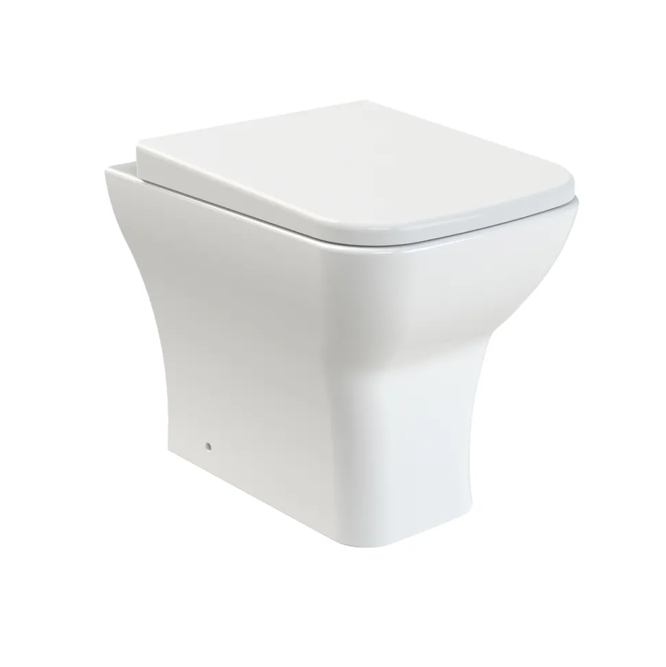 Emily Compact Rimless Back To Wall Toilet & Soft Close Seat