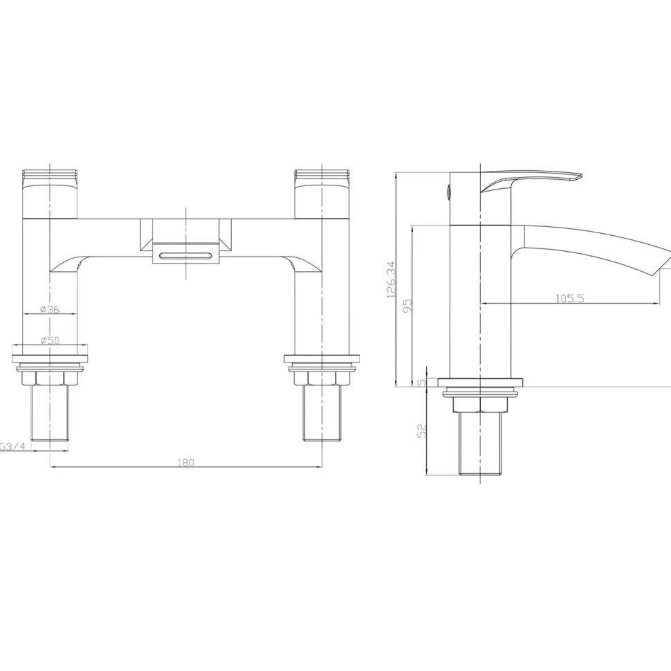 Emily Complete Bathroom Suite with Shower Bath & Rimless Toilet