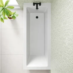 Emily Complete Bathroom Suite with Reinforced Bath & Rimless Toilet
