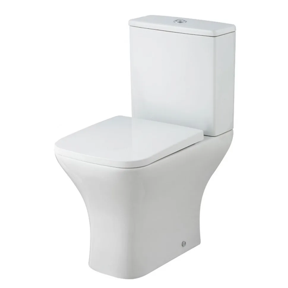 Emily Complete Bathroom Suite with Reinforced Bath & Rimless Toilet