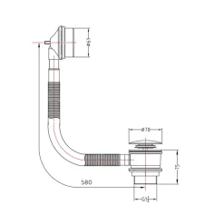 Emily Complete Brushed Brass Bathroom Suite with 1700mm L Shaped Shower Bath & Rimless Toilet