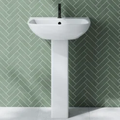 Emily Complete Matt Black Bathroom Suite with 1700mm L Shaped Shower Bath & Rimless Toilet