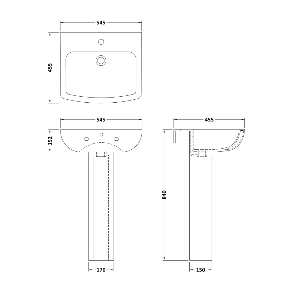 Emily Complete Modern Bathroom Suite with 1700mm L Shaped Shower Bath & Rimless Toilet