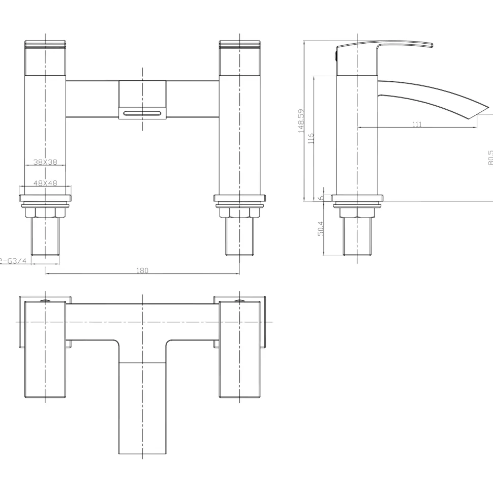 Emily Complete Modern Bathroom Suite with 1700mm L Shaped Shower Bath & Rimless Toilet