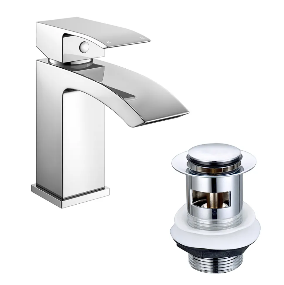 Emily Complete Modern Bathroom Suite with 1700mm L Shaped Shower Bath & Rimless Toilet
