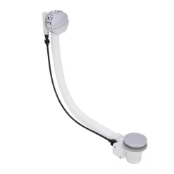 Emily Complete Modern Bathroom Suite with 1700mm L Shaped Shower Bath & Rimless Toilet