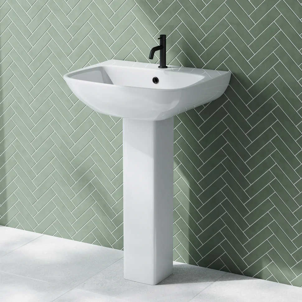 Emily Complete Modern Bathroom Suite with 1700mm L Shaped Shower Bath & Rimless Toilet