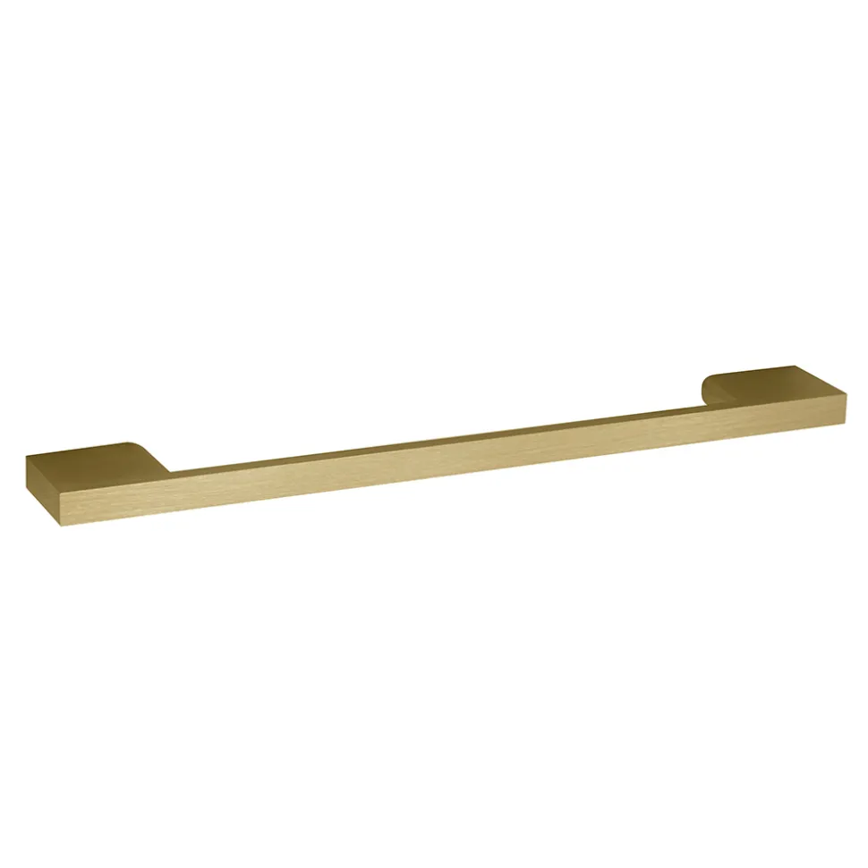 Emily Hacienda Black Floorstanding 2 Door Vanity Unit, Thin-Edged Basin, Brushed Brass Handles & Overflow