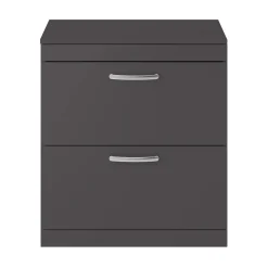 Emily 800mm Floorstanding 2 Drawer Vanity Unit and Countertop