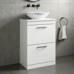 Emily 600mm Floorstanding 2 Drawer Vanity Unit & Basin Options