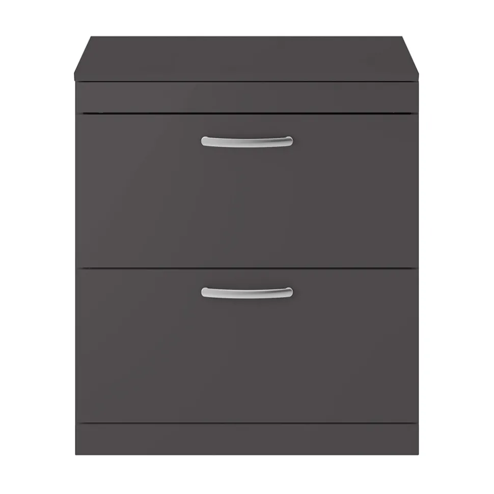 Emily 800mm Floorstanding 2 Drawer Vanity Unit & Basin Options