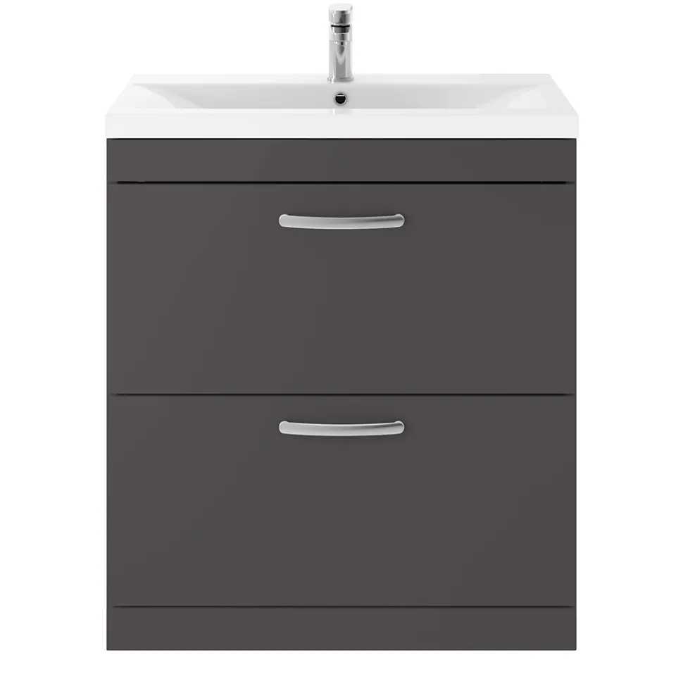 Emily 800mm Floorstanding 2 Drawer Vanity Unit & Basin Options