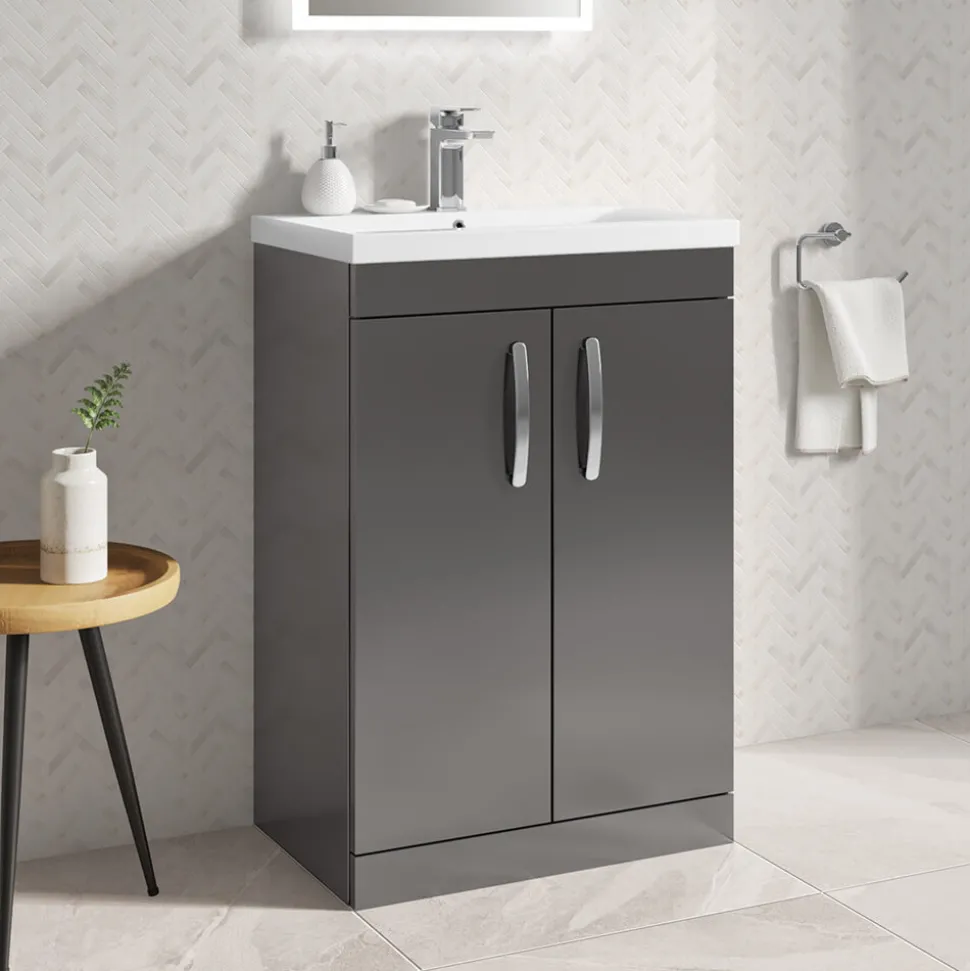 Emily 600mm Floorstanding Vanity Unit & Basin Options