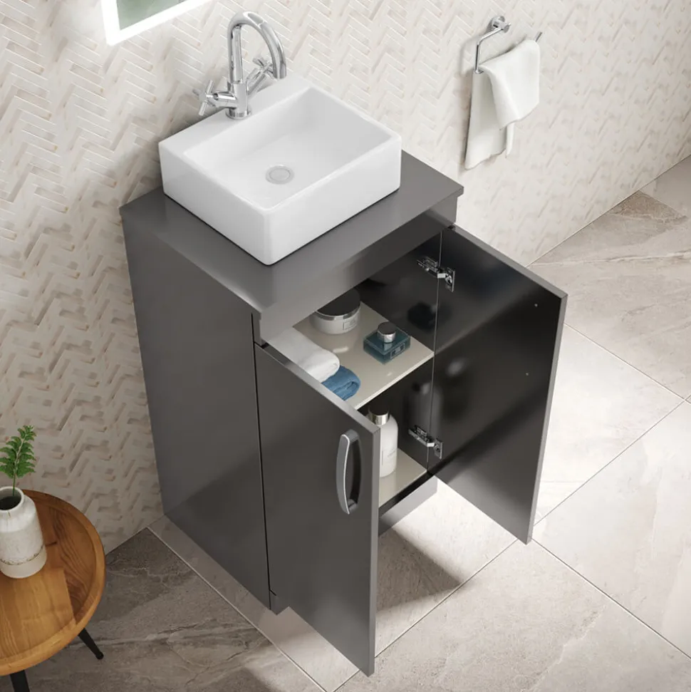Emily 500mm Floorstanding Vanity Unit & Countertop