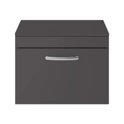 Emily 600mm Wall Mounted 1 Drawer Vanity Unit and Countertop