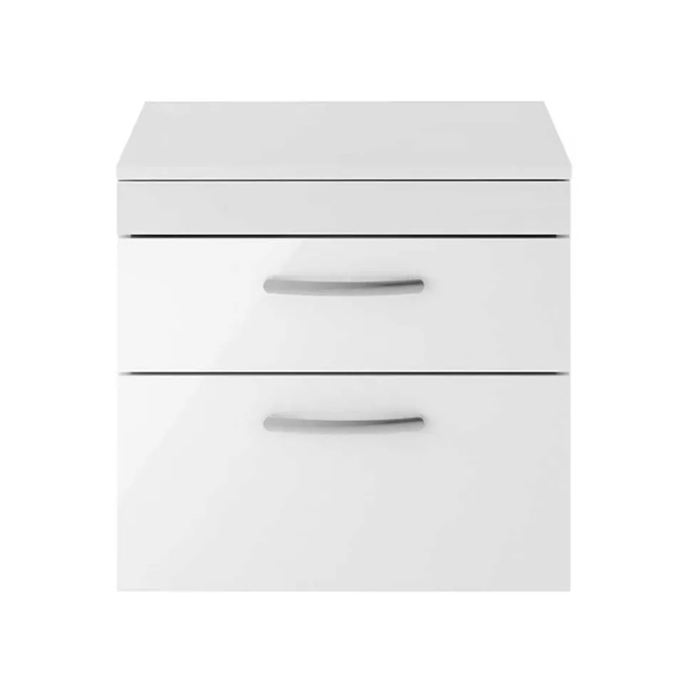 Emily 600mm Wall Mounted 2 Drawer Vanity Unit & Basin Options
