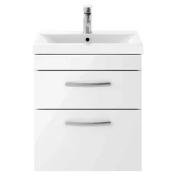 Emily 500mm Wall Mounted 2 Drawer Vanity Unit & Basin Options