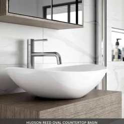 Emily 800mm Wall Mounted 2 Drawer Vanity Unit and Countertop