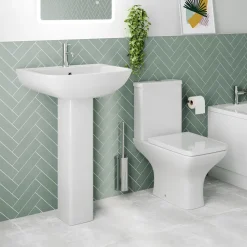 Emily Modern Bathroom Suite with Rimless Toilet