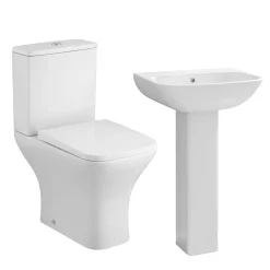 Emily Modern Bathroom Suite with Rimless Toilet