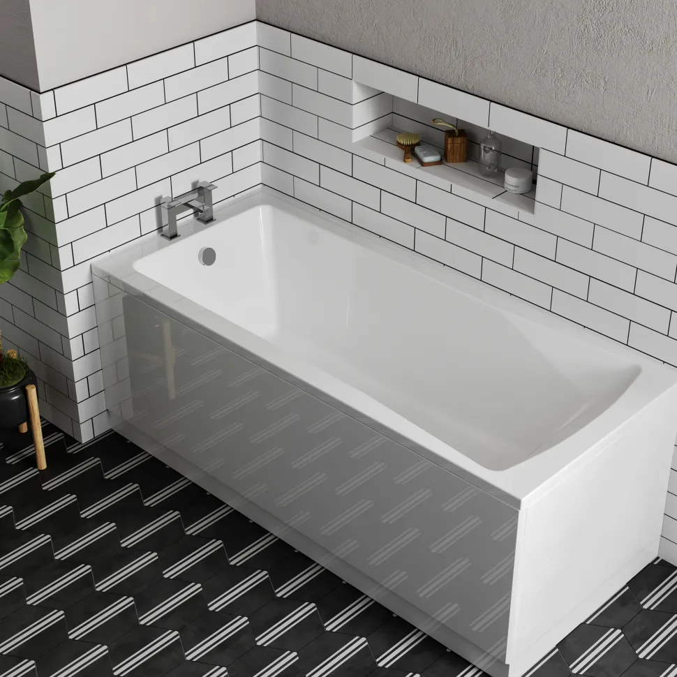 Emily Modern Bathroom Suite with Rimless Toilet