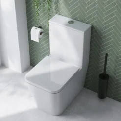 Emily Rimless Back to Wall Close-Coupled Toilet & Soft Close Seat