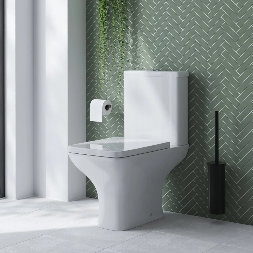 Emily Rimless Modern Toilet & Slim Soft Close Seat