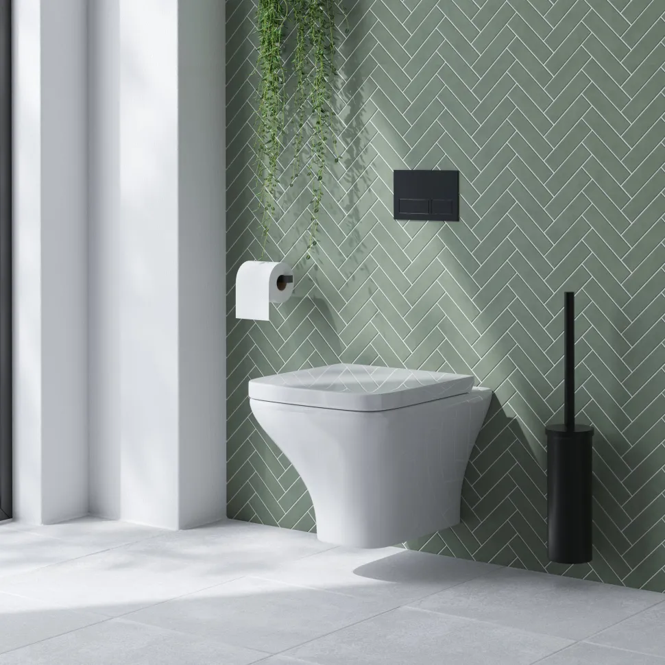 Emily Rimless Wall Hung Toilet & Soft Close Seat