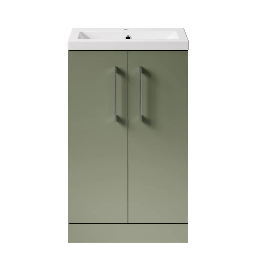 Erin Compact 500mm Floorstanding Cloakroom Vanity Unit & Basin