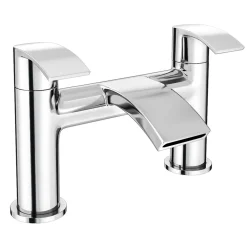 Erin Complete Bathroom Suite with 1700mm P Shaped Shower Bath & Rimless Toilet