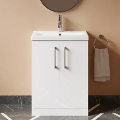 Erin Complete Bathroom Suite with 1700mm P Shaped Shower Bath & Rimless Toilet