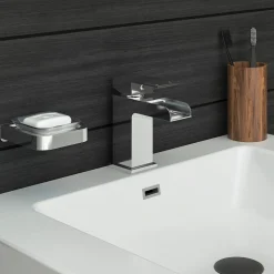 Erin Complete Bathroom Suite with 1700mm L Shaped Shower Bath & Rimless Toilet