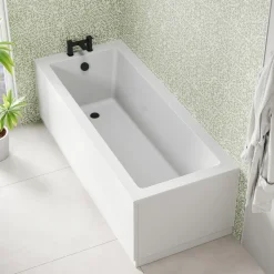 Erin Complete Bathroom Suite with Reinforced Bath & Rimless Toilet