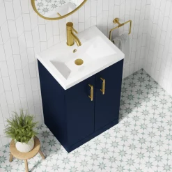 Erin Complete Vanity Unit Bathroom Suite with Rimless Toilet